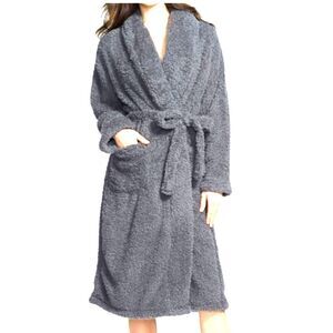 Giraffe at Home Stretch Cozy Soft Chenille Robe Size 1=12/14